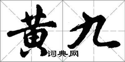 胡问遂黄九行书怎么写