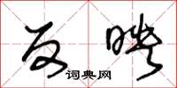 王冬龄反映草书怎么写