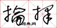 王冬龄抡择草书怎么写