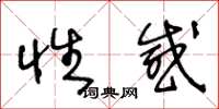 王冬龄性感草书怎么写