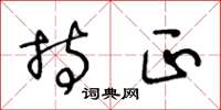 王冬龄持正草书怎么写