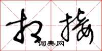 王冬龄相接草书怎么写