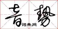 王冬龄音势草书怎么写