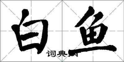 翁闿运白鱼楷书怎么写