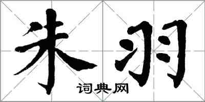 翁闿运朱羽楷书怎么写