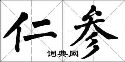 翁闿运仁参楷书怎么写