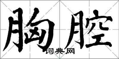 翁闿运胸腔楷书怎么写