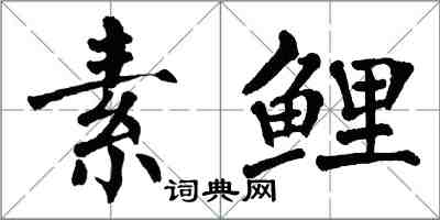 翁闿运素鲤楷书怎么写