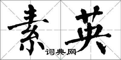 翁闿运素英楷书怎么写