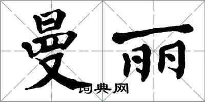 翁闿运曼丽楷书怎么写