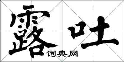 翁闿运露吐楷书怎么写