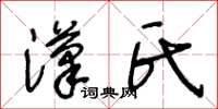 王冬龄汉氏草书怎么写