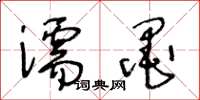 王冬龄濡墨草书怎么写
