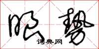 王冬龄眼势草书怎么写