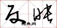刘少英反映草书怎么写