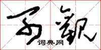 刘少英可观草书怎么写