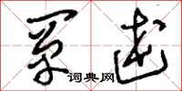 刘少英阐述草书怎么写