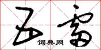 刘少英五雷草书怎么写