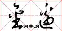 刘少英金边草书怎么写