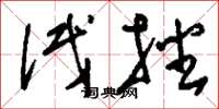 刘少英试播草书怎么写