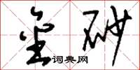 刘少英金砂草书怎么写