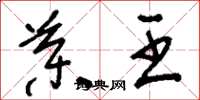 刘少英药王草书怎么写