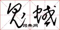 刘少英鬼蜮草书怎么写