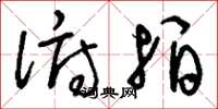 刘少英俯拍草书怎么写