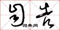 刘少英自告草书怎么写