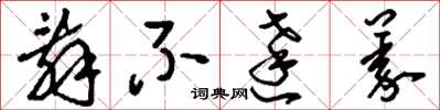 刘少英辞不达义草书怎么写