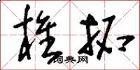 刘少英椎拓草书怎么写