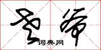 朱锡荣老爷草书怎么写
