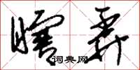 刘少英瞎弄草书怎么写