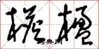刘少英檐楹草书怎么写
