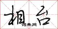段相林相台行书怎么写