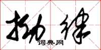 朱锡荣拗律草书怎么写