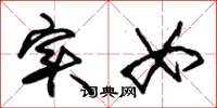 朱锡荣实女草书怎么写