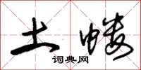 朱锡荣土蝼草书怎么写