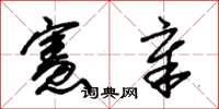 朱锡荣宪章草书怎么写