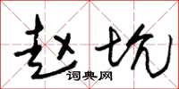 朱锡荣赵坑草书怎么写