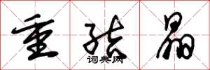 朱锡荣重结晶草书怎么写