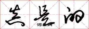 朱锡荣真是的草书怎么写