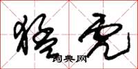 朱锡荣猛虎草书怎么写