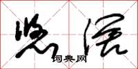 朱锡荣悠阔草书怎么写