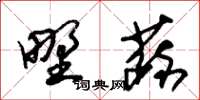 朱锡荣野蔬草书怎么写