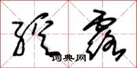 朱锡荣绽露草书怎么写