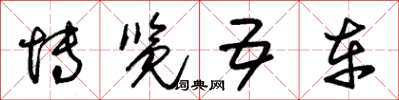朱锡荣博览五车草书怎么写