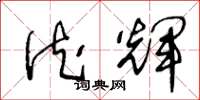 王冬龄德辉草书怎么写