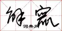 朱锡荣解窜草书怎么写
