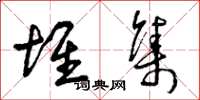 曾庆福堆集草书怎么写